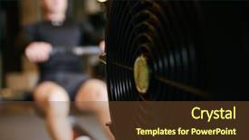  Presentation with rowing - Slide set with aviron - muscular man which using rowing background and a tawny brown colored foreground