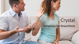  Presentation with living room - Beautiful PPT theme featuring caucasian man casual confident attractive concept backdrop and a gray colored foreground