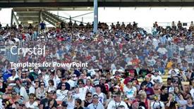  Presentation with nascar - Slide deck consisting of avondale-az-april-10-fans background and a gray colored foreground