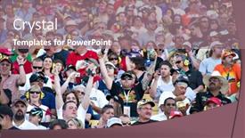  Presentation with nascar - Colorful slide deck enhanced with avondale-az-april-10-fans backdrop and a coral colored foreground