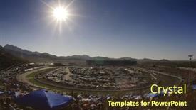  Presentation with raceway - Beautiful presentation featuring avondale-az-april-10 backdrop and a tawny brown colored foreground