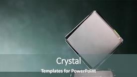  Presentation with trophy award - PPT layouts consisting of award - blank crystal trophy background and a gray colored foreground
