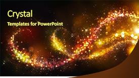  Presentation with abstract swirl - Colorful PPT layouts enhanced with award - golden christmas and new year backdrop and a wine colored foreground