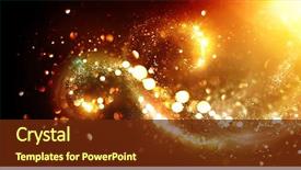  Presentation with abstract gold - Slides enhanced with award - golden christmas and new year background and a tawny brown colored foreground