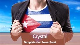  Presentation with flag of the philippines - Colorful presentation theme enhanced with free award - businessman stretching suit with cuba backdrop and a ocean colored foreground