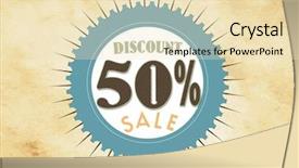  Presentation with award - Colorful PPT theme enhanced with award templates - sale tag backdrop and a lemonade colored foreground