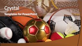  Presentation with award winning - Slide set consisting of award winning and championship concept background and a red colored foreground