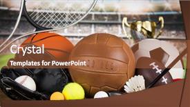  Presentation with award winning - Cool new presentation design with award winning and championship concept backdrop and a red colored foreground