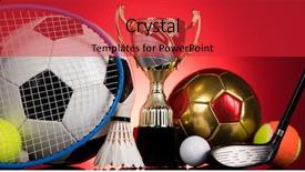  Presentation with sport award - Colorful presentation enhanced with award winning and championship concept backdrop and a red colored foreground