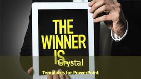  Presentation with award winning - Presentation having award winning marketing - winner is background and a tawny brown colored foreground