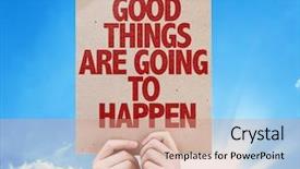  Presentation with bible all things work together for good - Cool new PPT theme with award winning travel - good things are going backdrop and a coral colored foreground