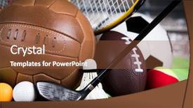  Presentation with sport award - Colorful presentation enhanced with awards ceremony tennis - cups of winners award sport backdrop and a  colored foreground