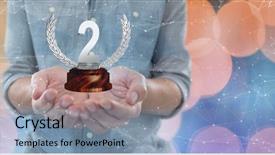  Presentation with awards day - Presentation theme enhanced with awards day stars - digital composite of man background and a seafoam green colored foreground