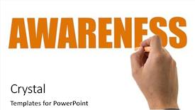  Presentation with awareness - Amazing theme having awareness backdrop and a white colored foreground