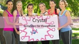  Presentation with breast cancer awareness - Slide deck having awarness training - breast cancer awareness message background and a lemonade colored foreground