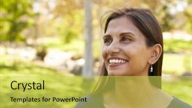  Presentation with race - Amazing presentation design having awayday - smiling mixed race woman backdrop and a yellow colored foreground