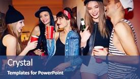  Presentation with awesome - Amazing presentation having awesome house party backdrop and a ocean colored foreground