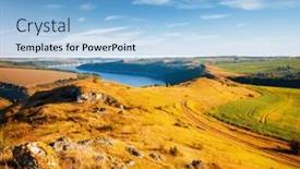  Presentation with awesome - Theme enhanced with awesome-scene-with-a-hilly background and a light blue colored foreground