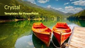  Presentation with awesome - Beautiful PPT layouts featuring awesome-summer-view-on-biograd backdrop and a tawny brown colored foreground