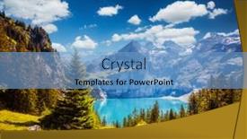  Presentation with awesome - Beautiful slides featuring awesome-summer-view backdrop and a light blue colored foreground