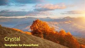  Presentation with awesome - Colorful presentation design enhanced with awesome-view-of-the-colorful backdrop and a tawny brown colored foreground