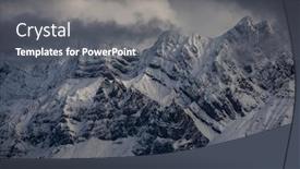  Presentation with winter scene - PPT layouts having awesome-winter-landscape-with-spruces background and a gray colored foreground