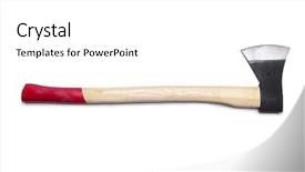  Presentation with monarch butterfly isolated on white - Colorful presentation theme enhanced with axe isolated on the white backdrop and a white colored foreground