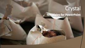  Presentation with fragrant - Audience pleasing slide deck consisting of ayam - traditional malay food takeaway fragrant backdrop and a gray colored foreground