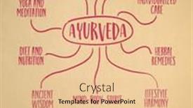  Presentation with traditional medicine medicine - PPT layouts featuring ayurveda-traditional-indian-medicine-system background and a lemonade colored foreground