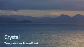  Presentation with coast - Beautiful slides featuring ayus - beautiful sea coast ay sunset backdrop and a ocean colored foreground