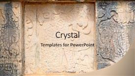  Presentation with mexico - PPT theme enhanced with aztecs - ruins of the chichen-itza yucatan background and a lemonade colored foreground