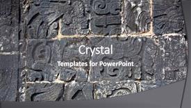  Presentation with mexico - Presentation design consisting of aztecs - ruins of the chichen-itza yucatan background and a gray colored foreground