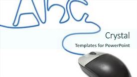  Presentation with abc - Presentation having b c - abc background and a sky blue colored foreground