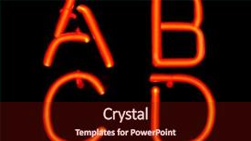  Presentation with first aide - Audience pleasing theme consisting of b c - red neon letters backdrop and a tawny brown colored foreground