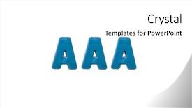  Presentation with colourful letter - Beautiful slide set featuring b lue - letter magnets aaa isolated backdrop and a white colored foreground