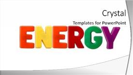  Presentation with energy - Audience pleasing PPT theme consisting of b lue - letter magnets energy isolated backdrop and a  colored foreground