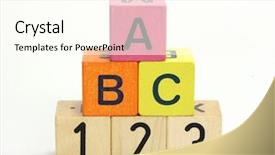  Presentation with white letters - Presentation theme consisting of closeup special toned photo f x focus point on nearest j note shallow depth of field background and a sky blue colored foreground