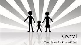 Presentation with group - Slides featuring b w background with family background and a light gray colored foreground