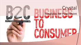  Presentation with marker - Audience pleasing PPT theme consisting of b2c - hand with marker writing backdrop and a lemonade colored foreground