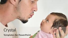  Presentation with happy kids at indoor playground - Colorful PPT layouts enhanced with babbies - indoor portrait with happy young backdrop and a soft green colored foreground