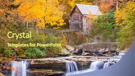  Presentation with virginia - Cool new theme with babcock state park west virginia backdrop and a tawny brown colored foreground