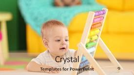  Presentation with cute baby - Amazing theme having babies genius - cute little baby playing backdrop and a lemonade colored foreground
