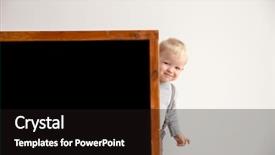  Presentation with distribution light - Amazing presentation theme having babies genius - cute little boy and blackboard backdrop and a  colored foreground