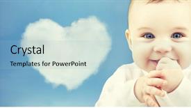  Presentation with 2nd birthday for baby boy - Slide deck consisting of babies good - adorable baby boy background and a light blue colored foreground