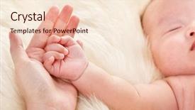  Presentation with neonatal nurse baby hand mother - Amazing slide set having baby's hand on mother' backdrop and a  colored foreground