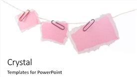  Presentation with baby announcement - Cool new theme with baby announcement - small pieces of paper backdrop and a white colored foreground