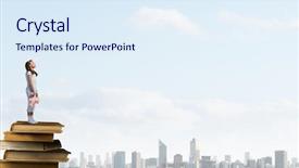  Presentation with masha and the bear - Amazing PPT theme having baby book animals - little girl with bear backdrop and a  colored foreground