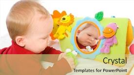  Presentation with released - Presentation theme having 0 6 - baby boy 6 months old background and a blonde colored foreground