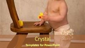  Presentation with balance - PPT theme having baby-boy-of-12-months background and a red colored foreground