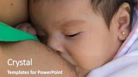  Presentation with breast cancer awareness month - Cool new presentation with baby breastfeeding - girl 2 months a parent backdrop and a coral colored foreground